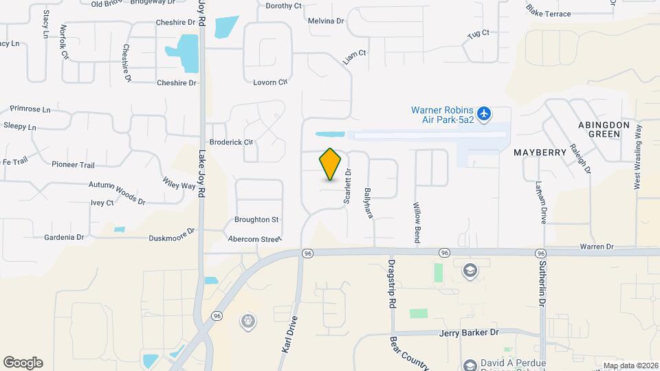 206 Rhett Ct Map and Location Details