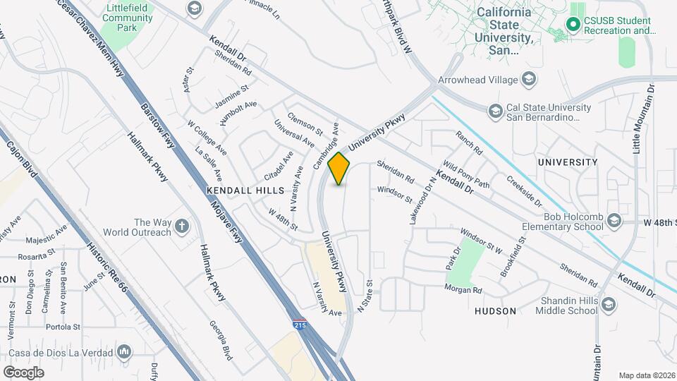 1930 W College Ave Map and Location Details