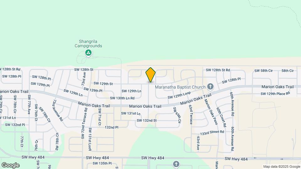 6690 SW 129th St Map and Location Details