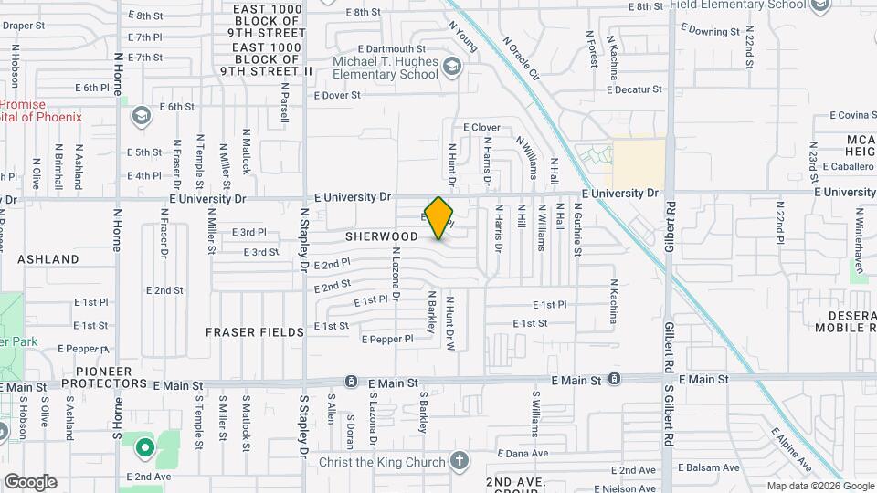 1461 E 3rd St Map and Location Details