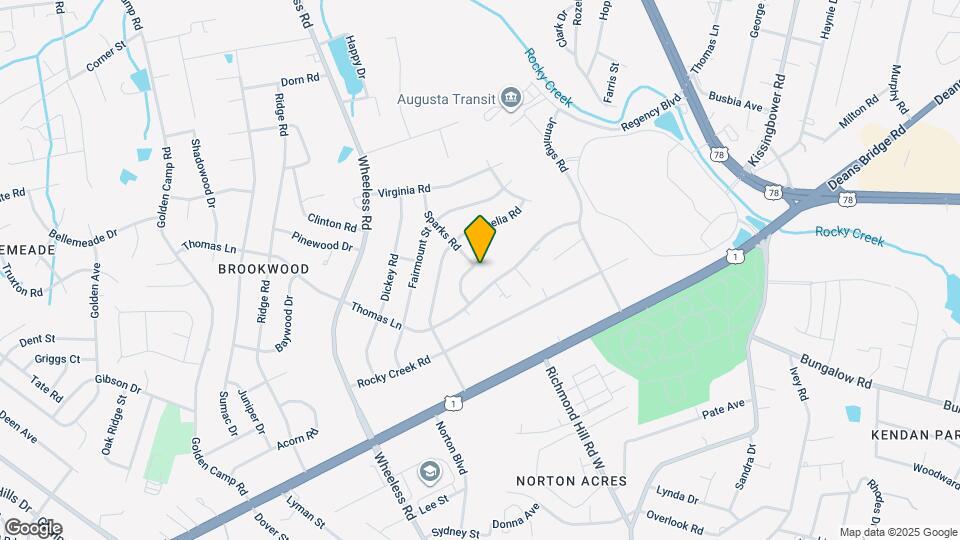 2818 Gordy Rd Mapa y Detalles de la Ubicación