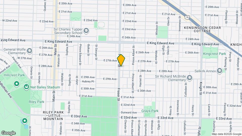 4376 Fraser St Map and Location Details