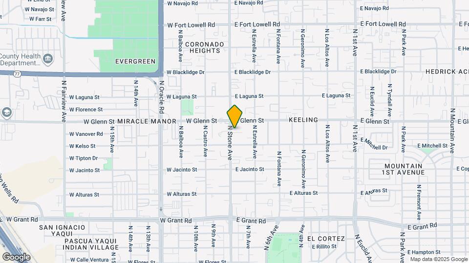 2740 N Stone Ave Map and Location Details