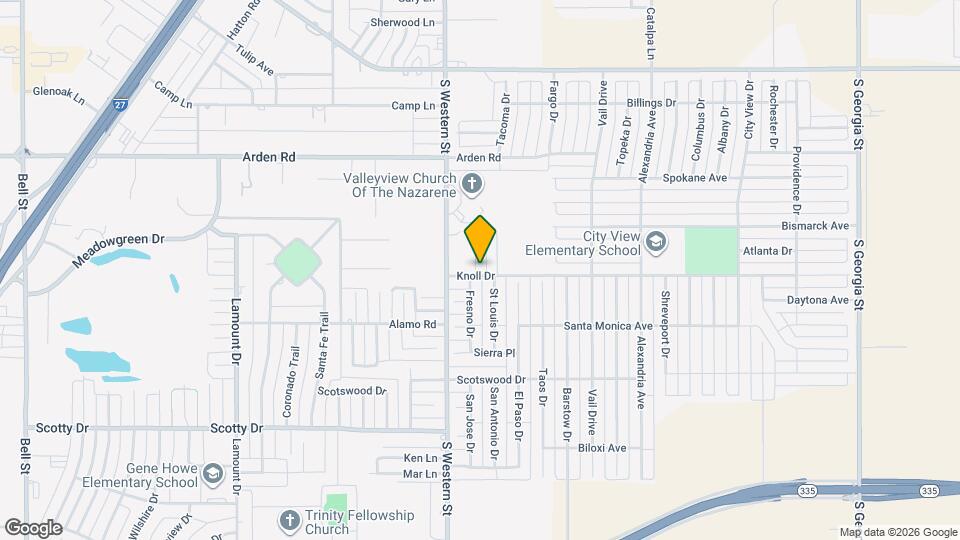 7626 Woodford Ave Map and Location Details