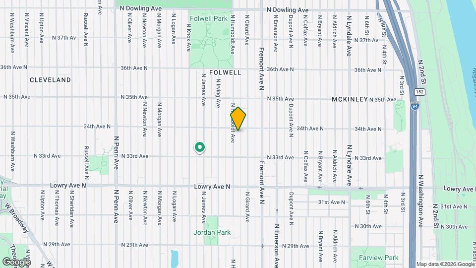 3342 N Humboldt Ave Map and Location Details