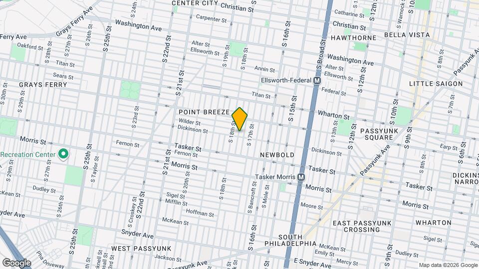 1449 S Bouvier St Map and Location Details