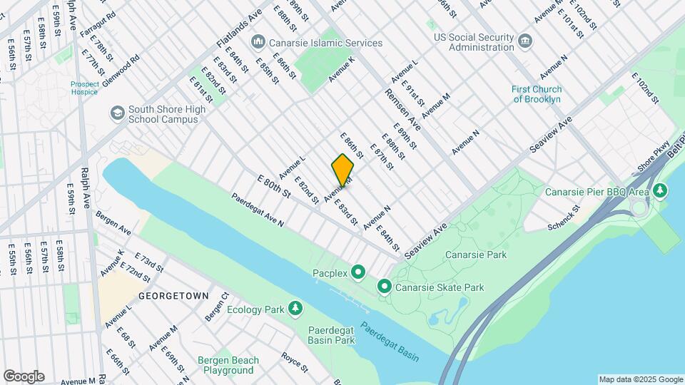 1308 E 84th St Map and Location Details