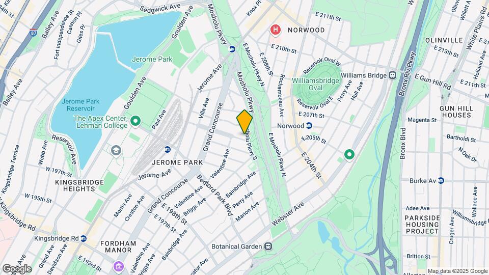 190 E Mosholu Pky S Mapa y Detalles de la Ubicación