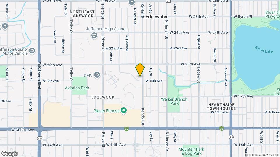 1825 Kendall St Mapa y Detalles de la Ubicación