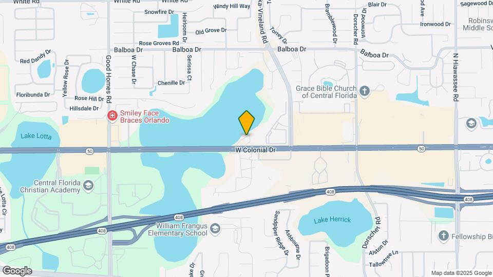 8105 W Colonial Dr Mapa y Detalles de la Ubicación
