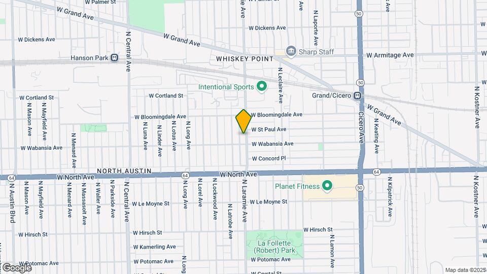 1714 N Laramie Ave Map and Location Details