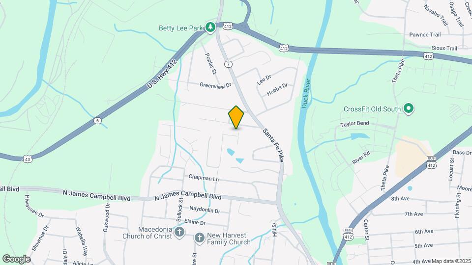 109 Cloverdale Dr Map and Location Details