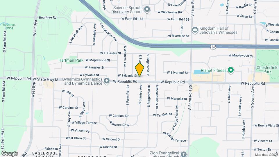 3404 W Sylvania St Map and Location Details