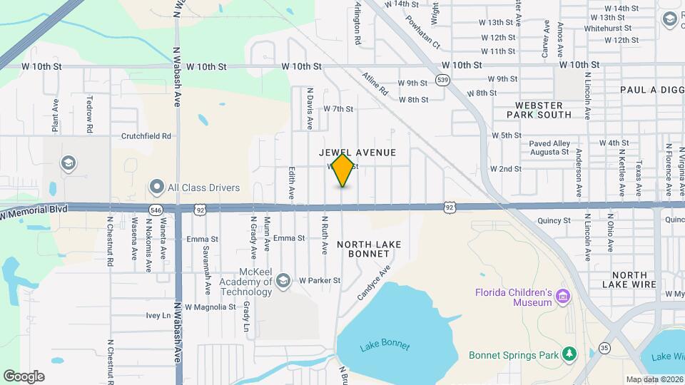 1013 N Brunnell Pkwy Map and Location Details