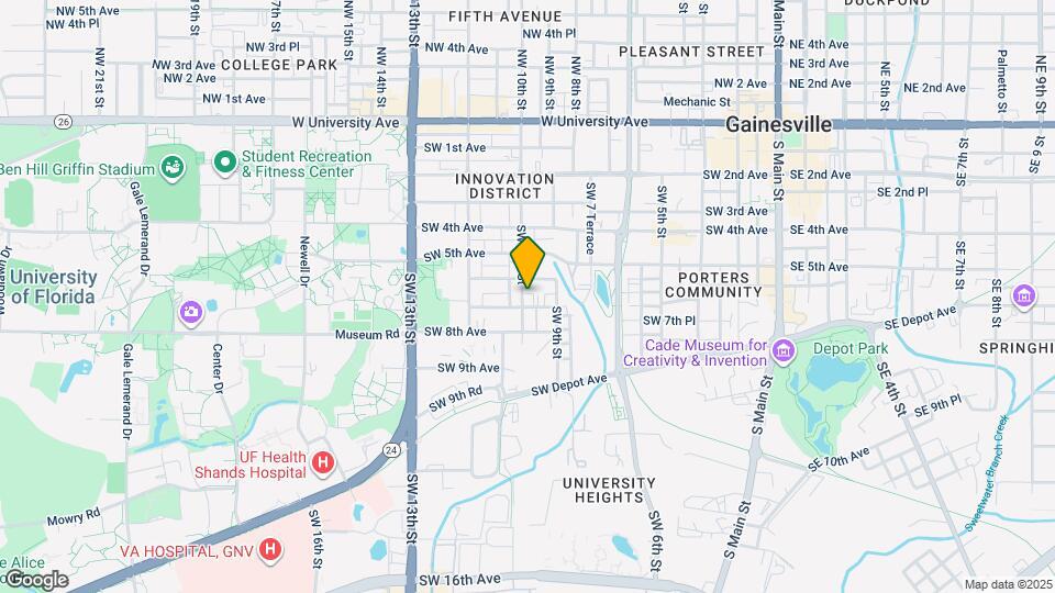 621 SW 10th St Map and Location Details