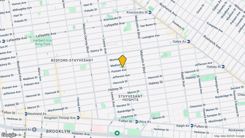 709 Putnam Ave Mapa y Detalles de la Ubicación