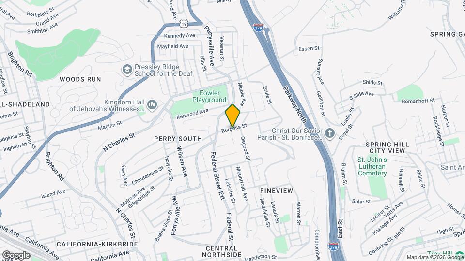 2344 Maple Ave Map and Location Details