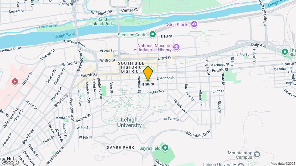Campus Hill Lehigh Mapa y Detalles de la Ubicación