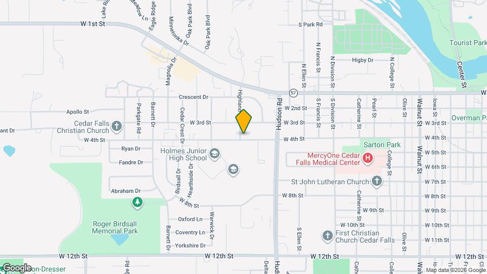 318 Highland Dr Map and Location Details