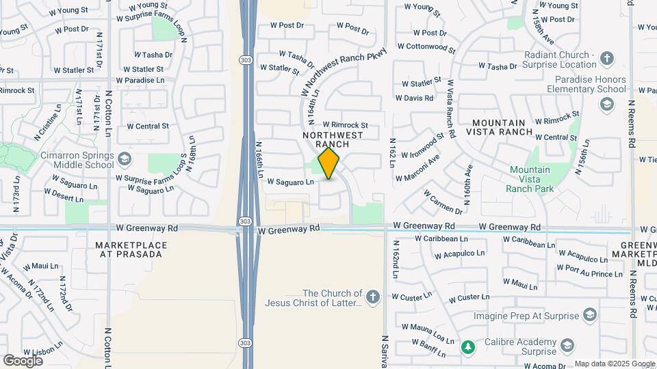 16523 W Saguaro Ln Map and Location Details