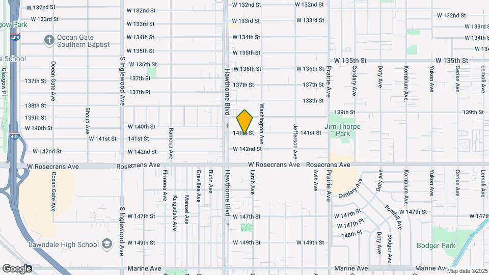 4364 W 141st St Map and Location Details