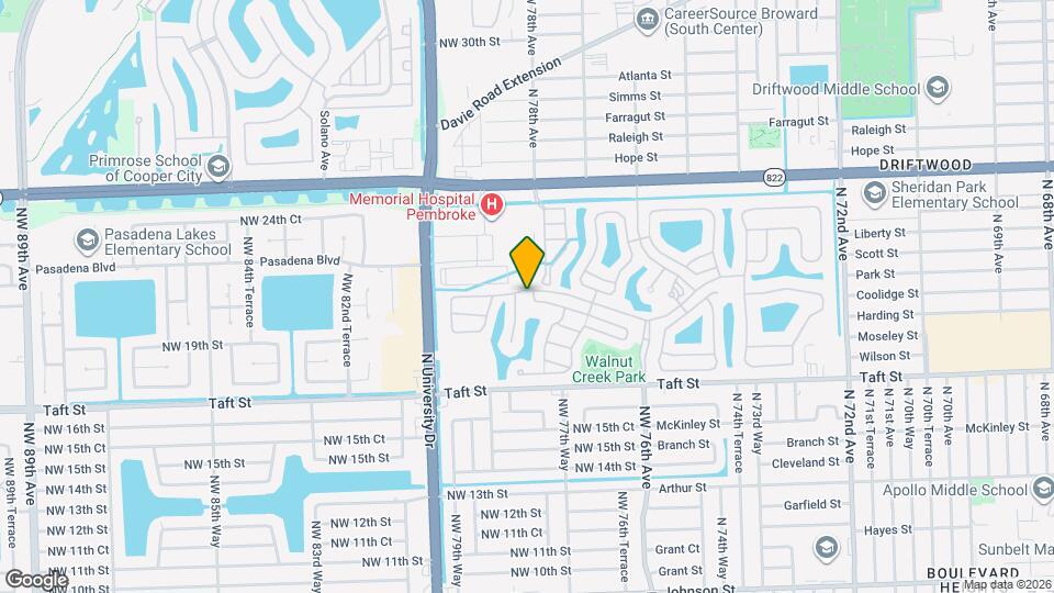 1920 NW 78th Terrace Mapa y Detalles de la Ubicación