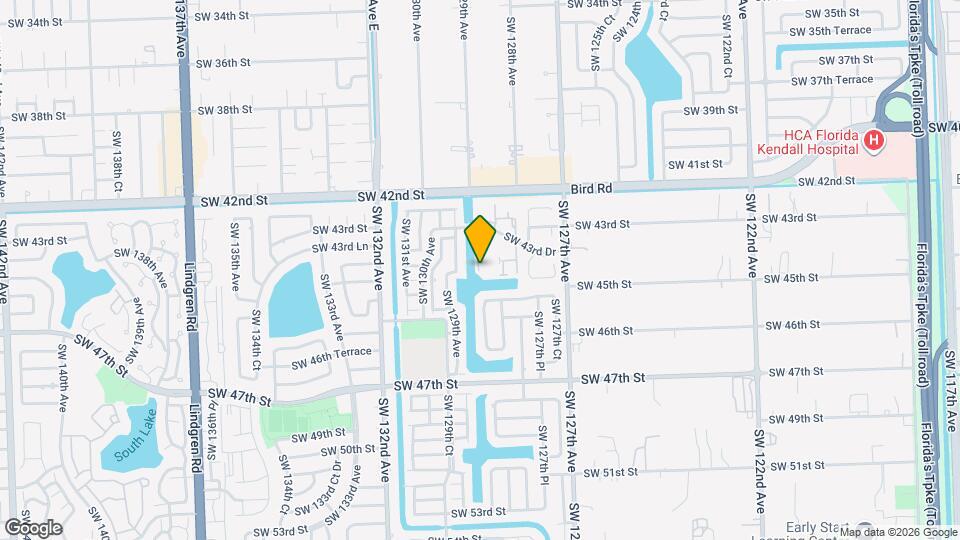 12860 SW 43rd Dr Map and Location Details