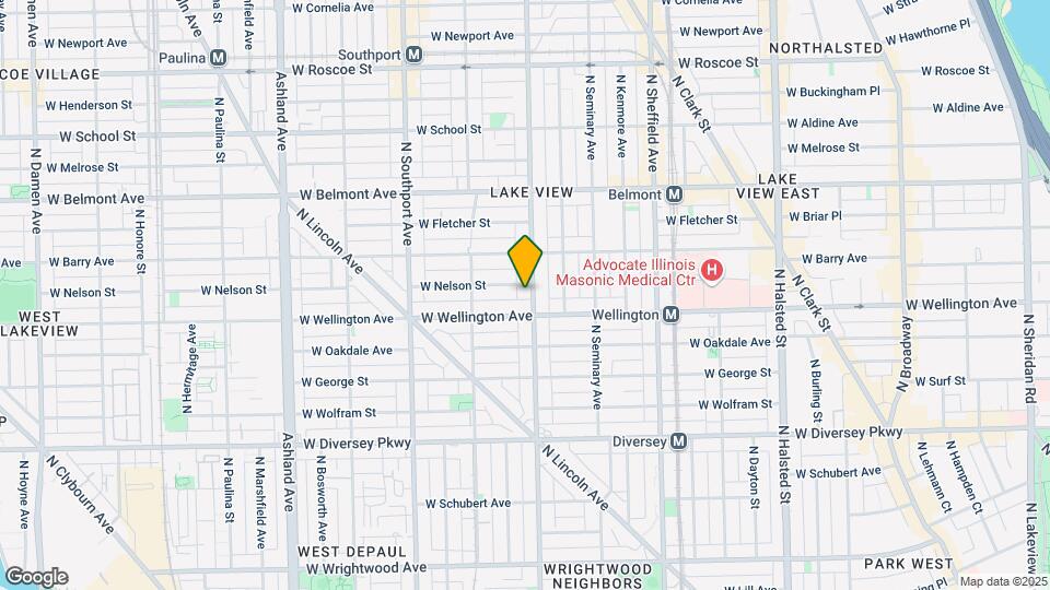 3018 N Racine Ave Map and Location Details