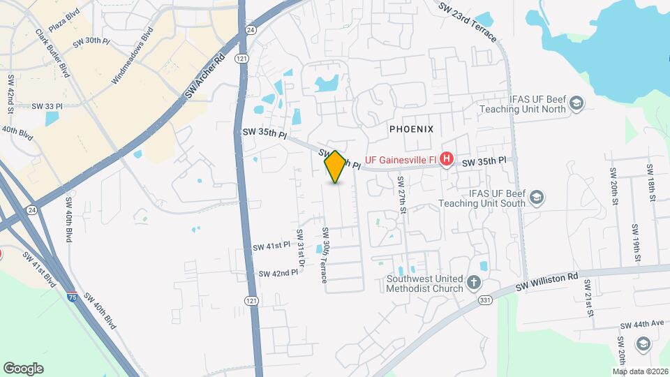 3500 SW 29th Terrace Map and Location Details