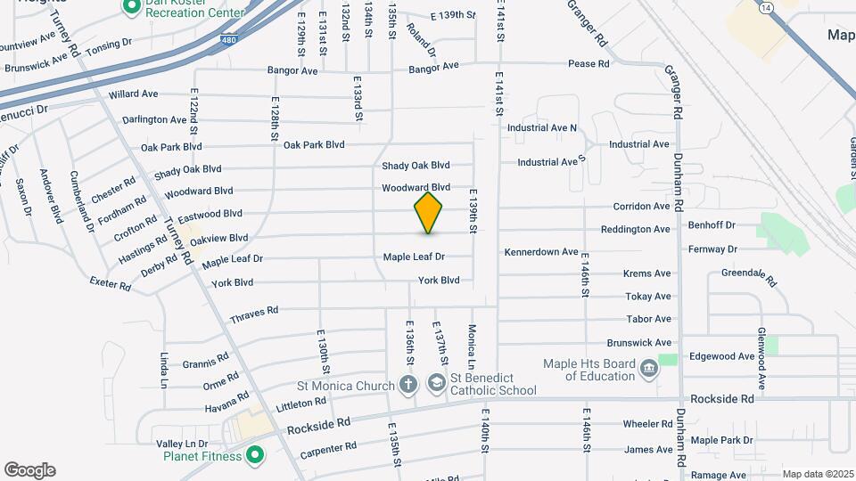 13800 Oakview Blvd Map and Location Details