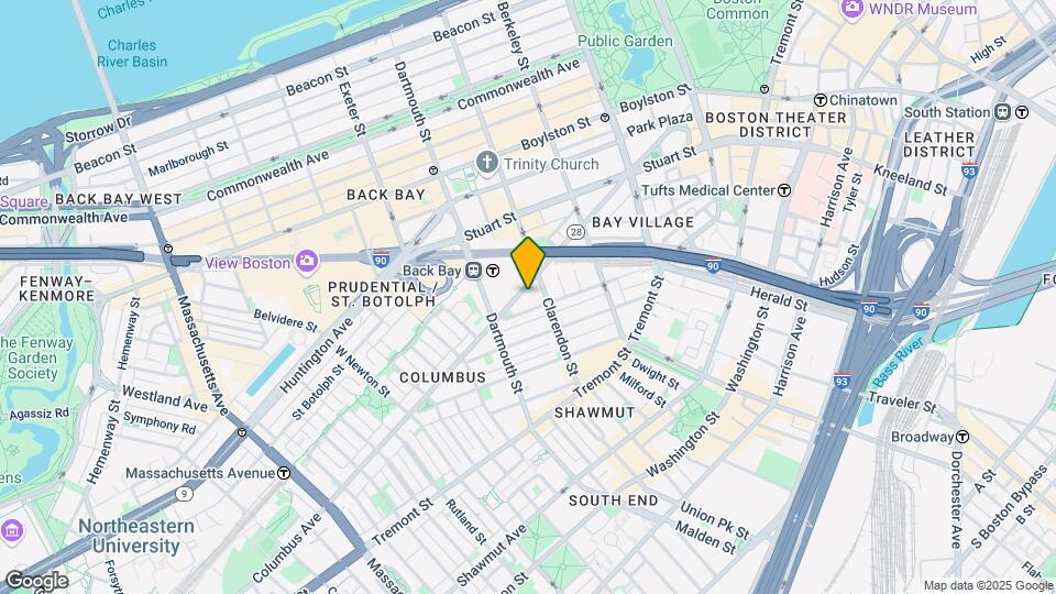 294 Columbus Ave, Unit 5 Map and Location Details