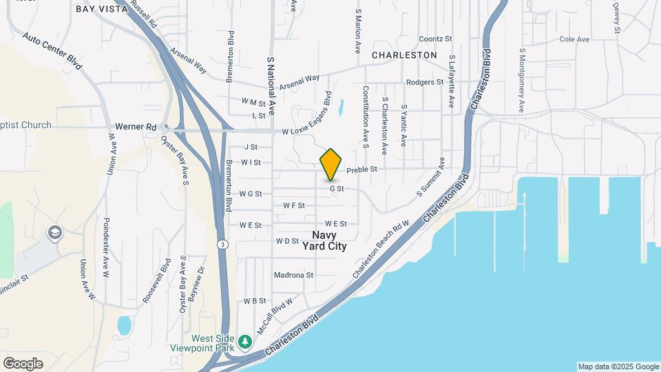 3632 W G St Map and Location Details