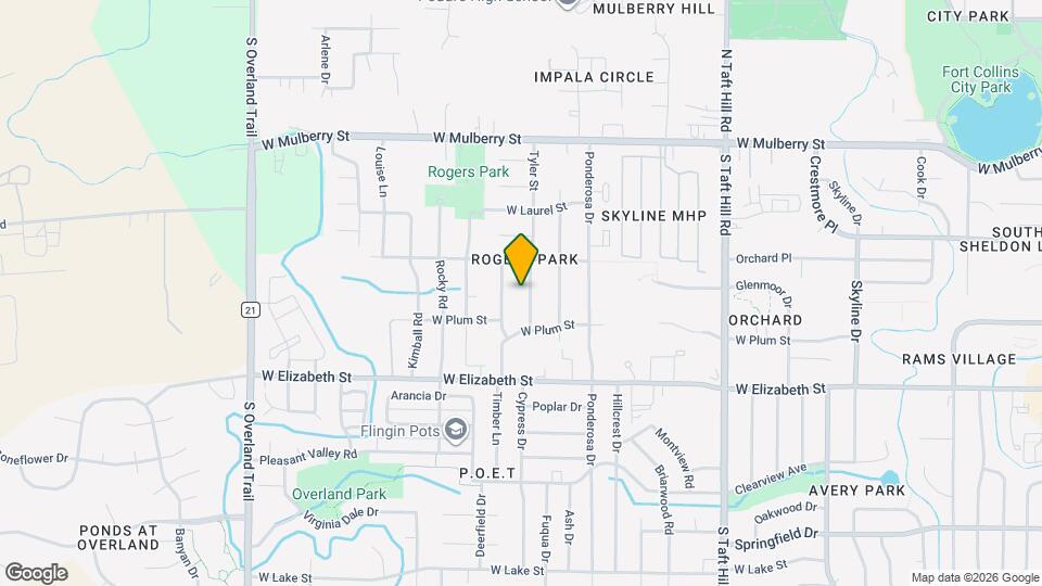 817 Tyler St Map and Location Details