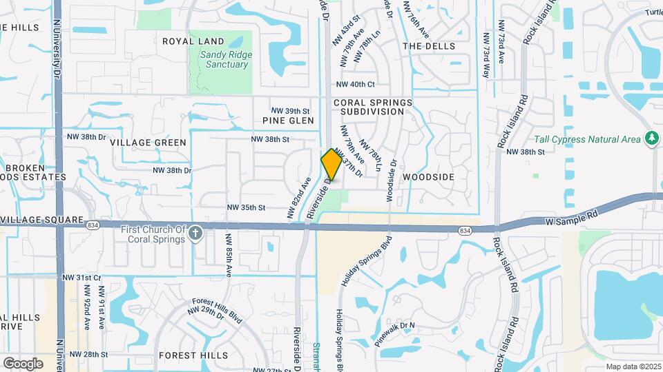 3551-3559 Riverside Dr Map and Location Details