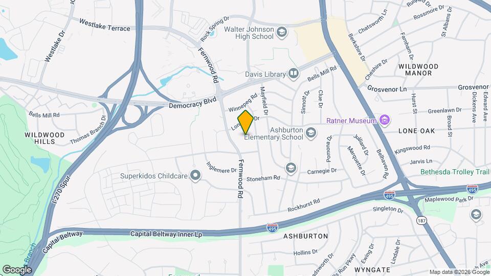 6520 Lone Oak Ct Map and Location Details