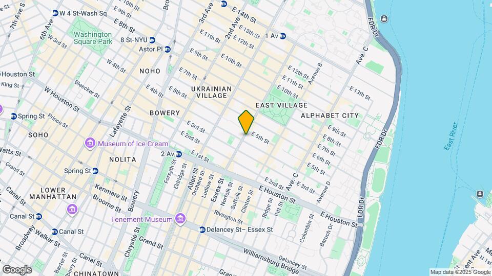 66 Avenue A Mapa y Detalles de la Ubicación