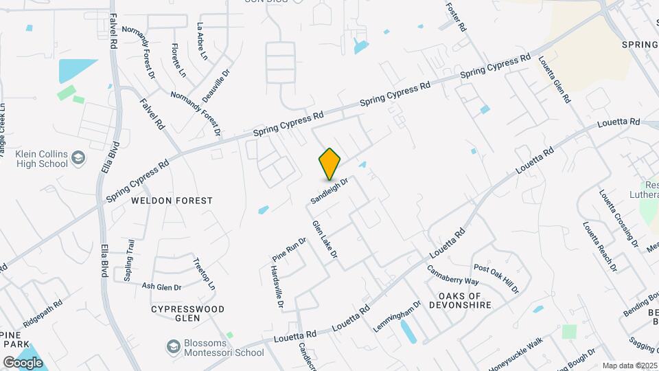 2910 Sandleigh Dr Map and Location Details