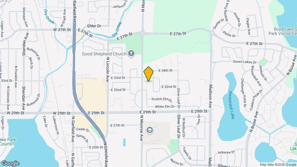 3208 White Elm Ct Map and Location Details