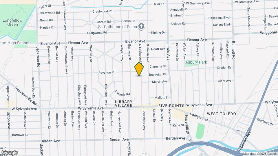 4217 N Lockwood Ave Map and Location Details