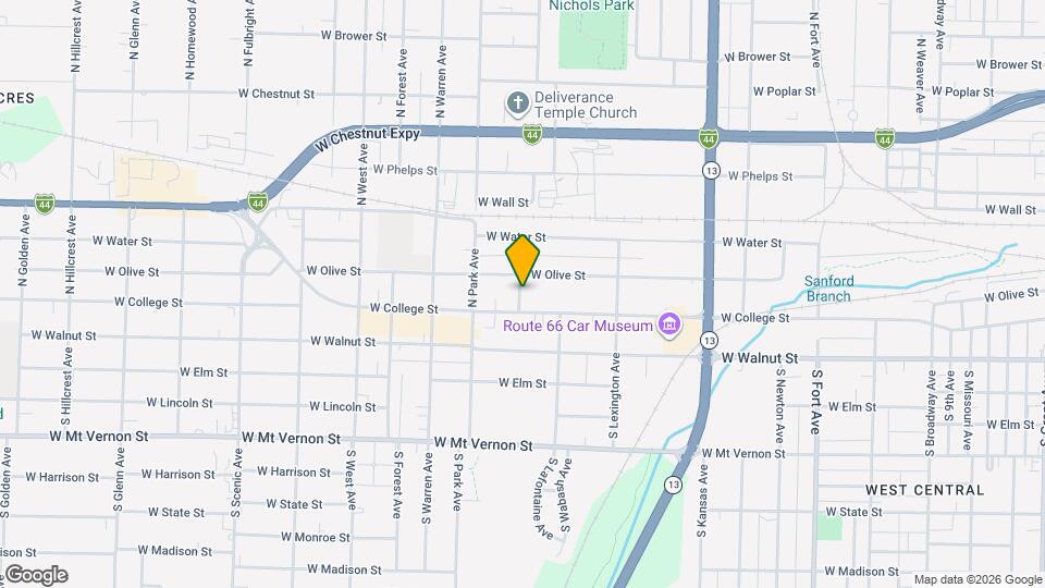 214 N Marion Ave Mapa y Detalles de la Ubicación