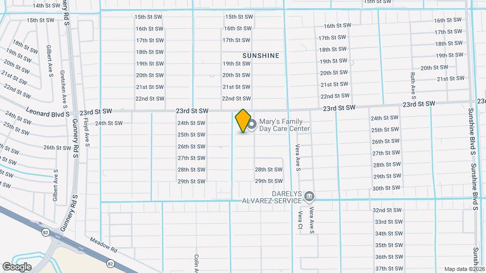 3807 25th St SW Mapa y Detalles de la Ubicación