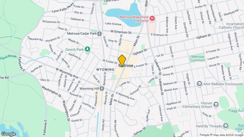 452 Main St, Unit 1 Mapa y Detalles de la Ubicación