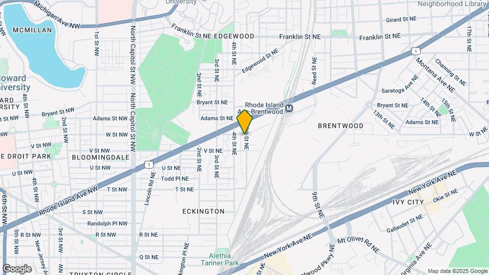 419 W St NE, Unit #3 Map and Location Details