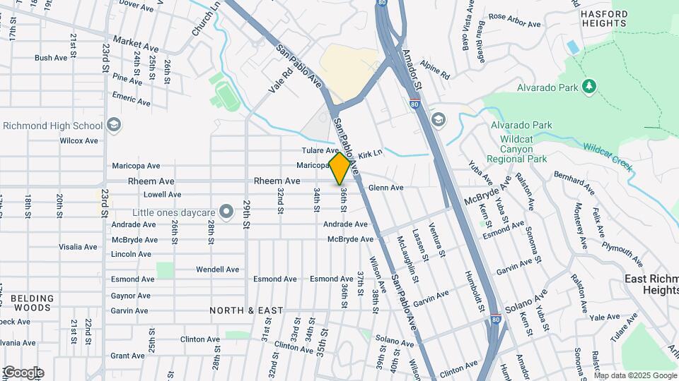 3521 Lowell Ave Map and Location Details