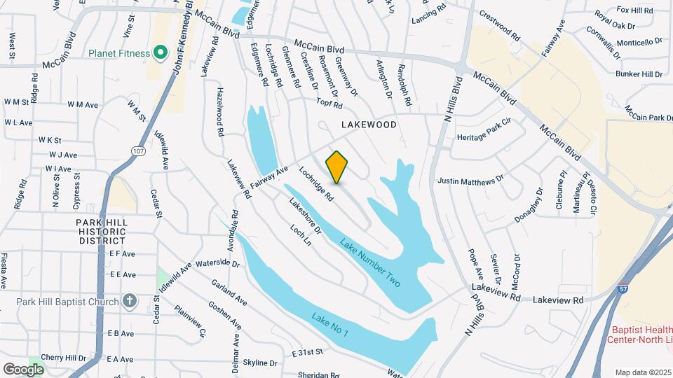 4007 Glenmere Rd Map and Location Details