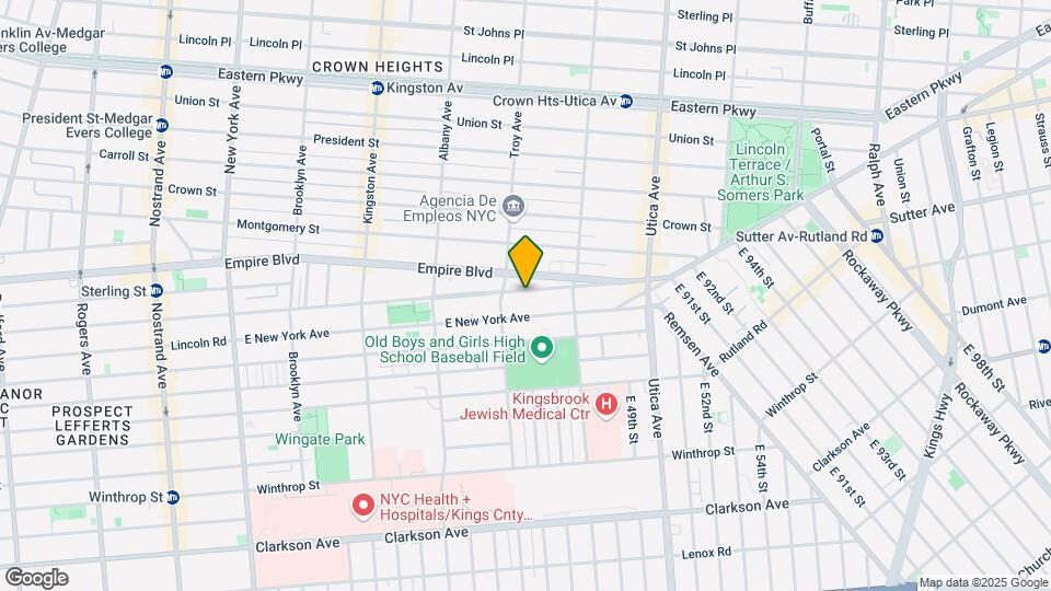 742 Lefferts Ave Map and Location Details