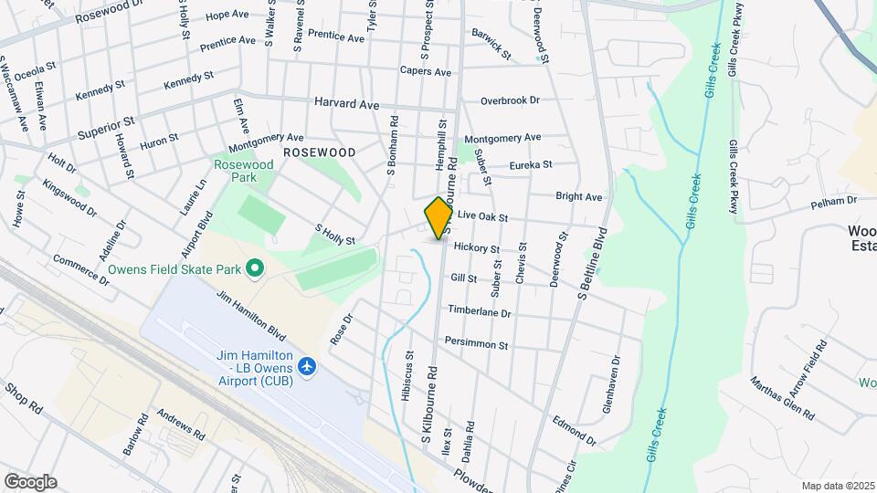 1001 S Kilbourne Rd Map and Location Details