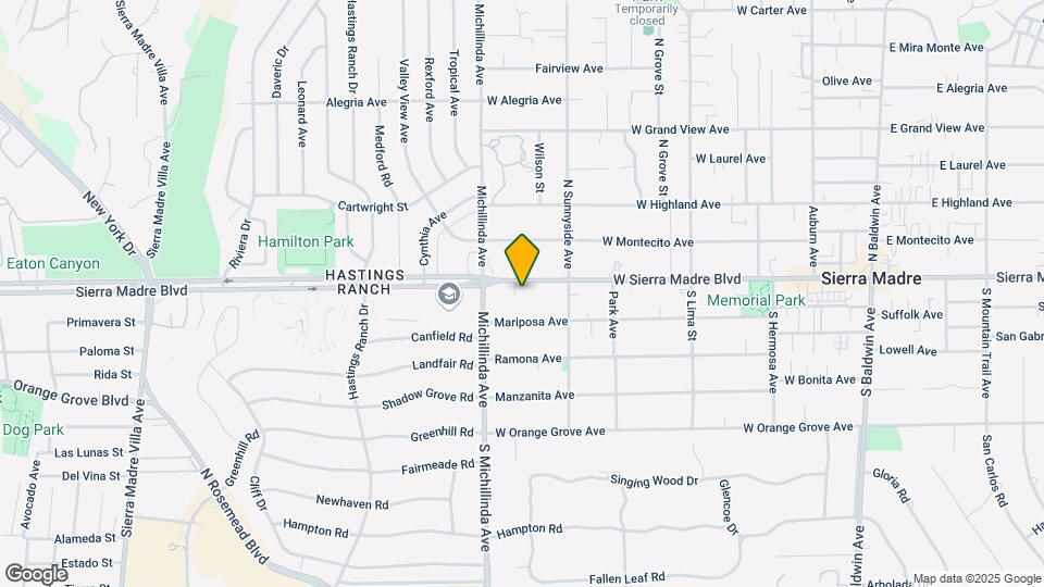 660 W Sierra Madre Blvd Map and Location Details