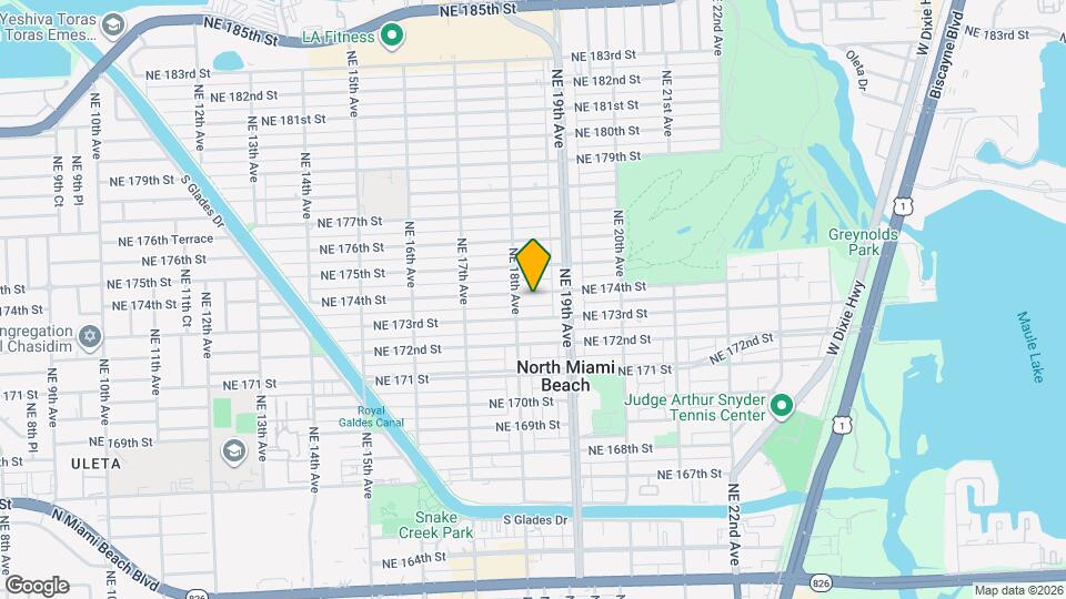 1840 NE 174th St Mapa y Detalles de la Ubicación