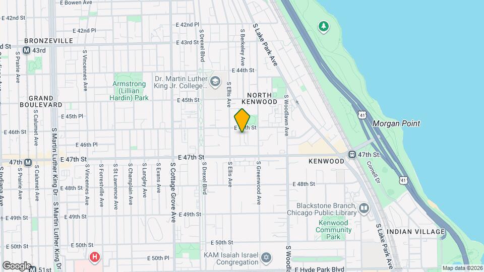1021 E 46th St, Unit 2N Mapa y Detalles de la Ubicación